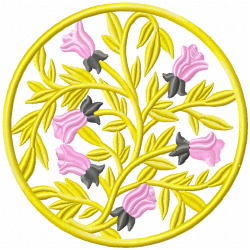 Floral Filigree Embroidery Design 1 Floral Filigree Embroidery Design 1